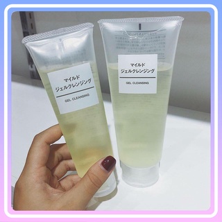 Tẩy trang, sữa rửa mặt Muji dạng gel dành cho da nhạy cảm 120g