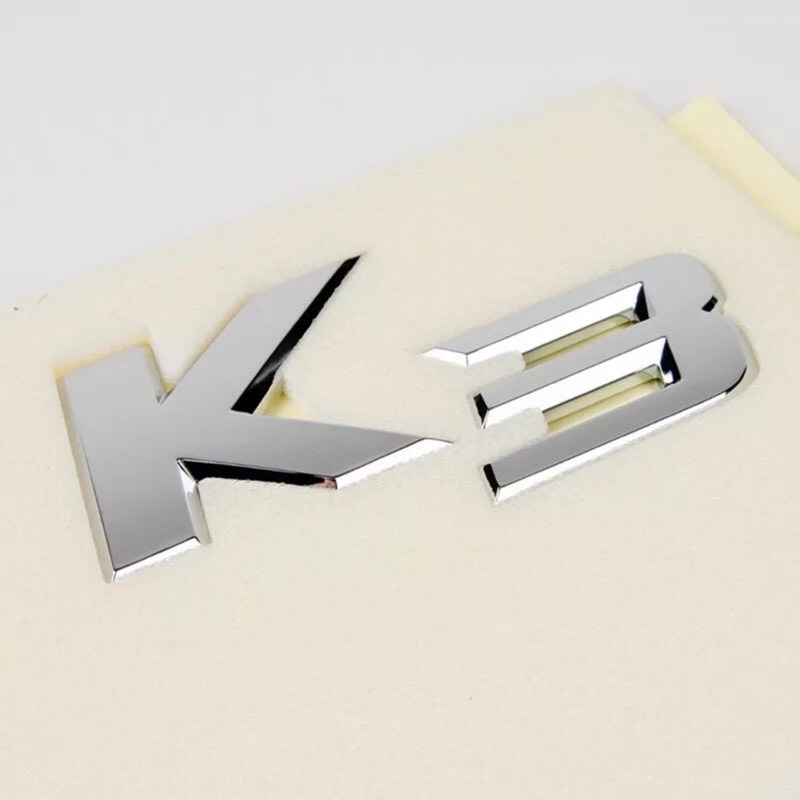 Logo tem K3 2.0 dán thân xe KIA CERATO hàng xịn chính hãng