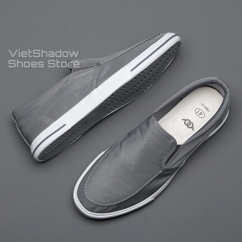 Slip on nam - Giày lười vải nam cao cấp thương hiệu BAODA - Vải polyester (gió) chống thấm 4 màu tuyệt đẹp - Mã 20062