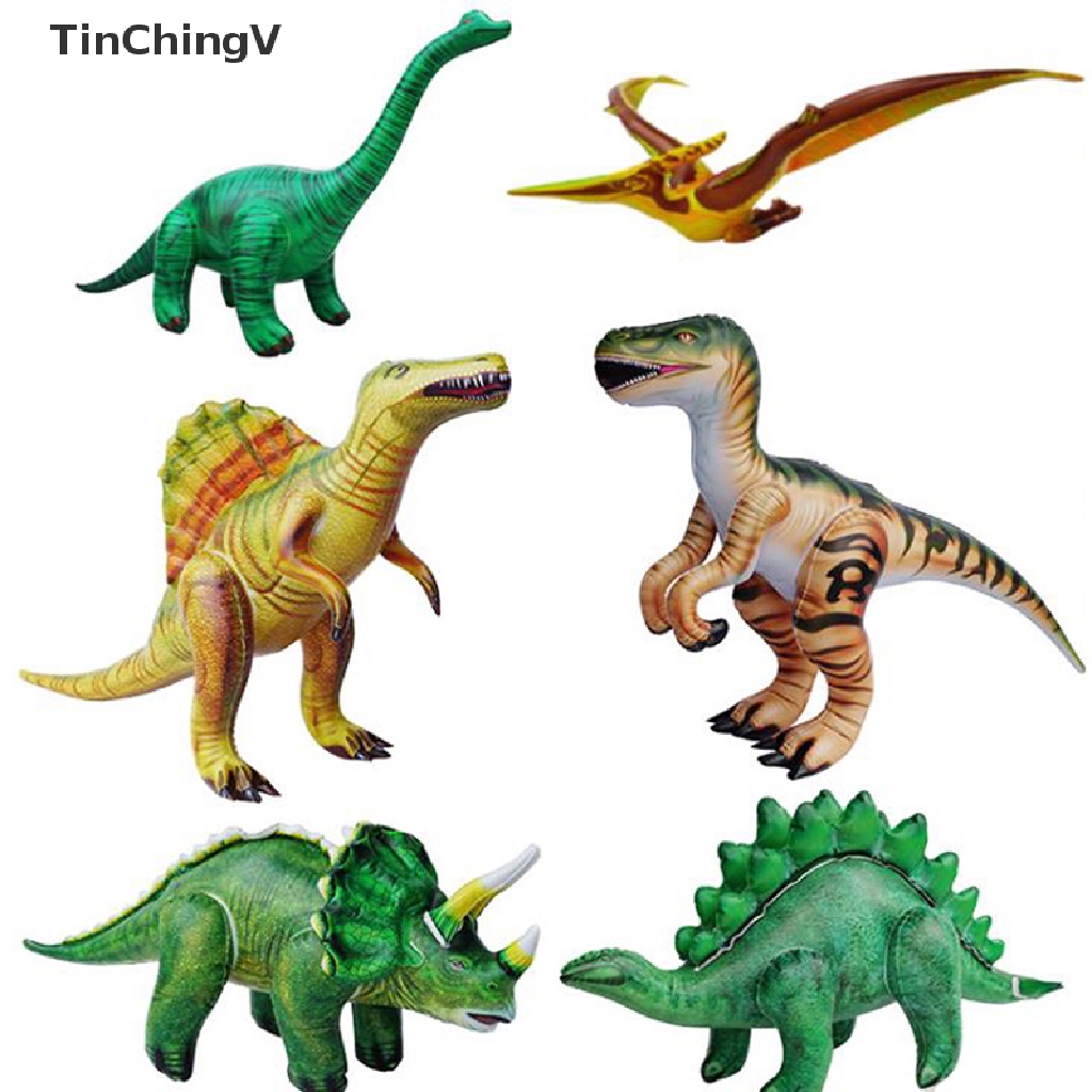 Bong Bóng PVC Bơm Hơi Hình Khủng Long Sống Động Trang Trí Tiệc Cho Bé