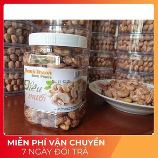 [ Hàng cao cấp ] HẠT ĐIỀU RANG MUỐI - Dinh dưỡng, Vệ sinh, Quà Tết giá trị, Hạt điều sấy cao cấp  [Hộp vuông A]