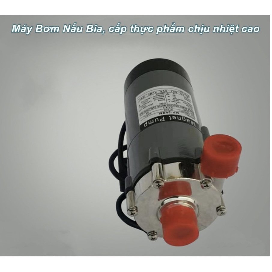 Máy Bơm Bia thực phẩm chịu nhiệt cao MP-15RM tốc độ 19L/min công suất mạnh mẽ ❤️Hanrui Offical❤️