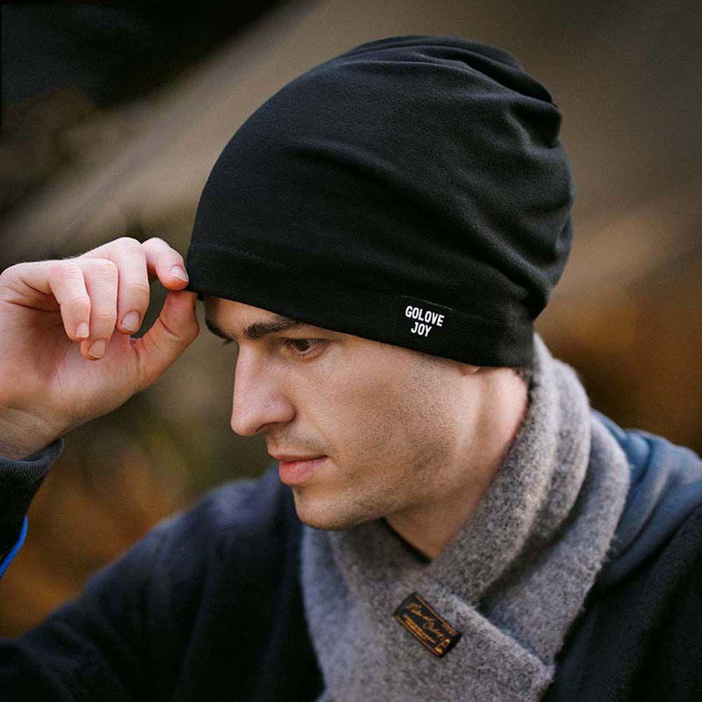 LILYES Mũ Trùm Đầu Chống Gió Giữ Ấm Mùa Đông Thời Trang Cho Nam