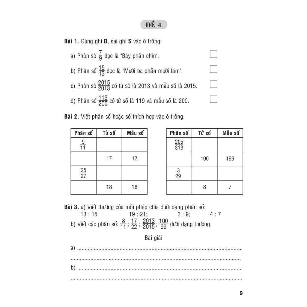 Sách - Tuyển Chọn Đề Ôn Luyện Và Tự Kiểm Tra Toán - Lớp 4: Tập 2 (Tái Bản 2019)