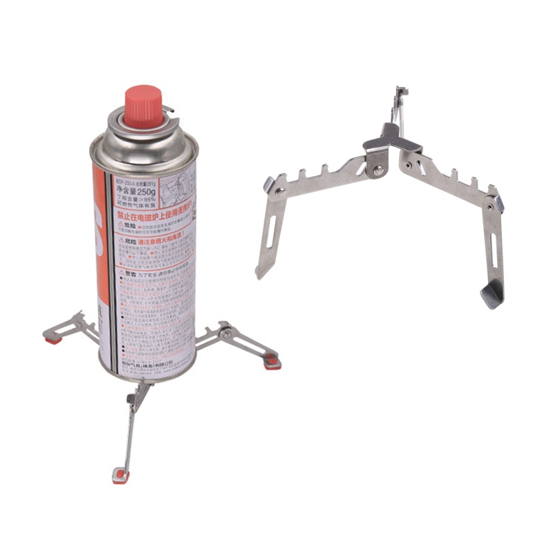 Giá Đỡ Ba Chân Hình Tam Giác Bằng Thép Không Gỉ Cố Định Bếp Ga Ngoài Trời