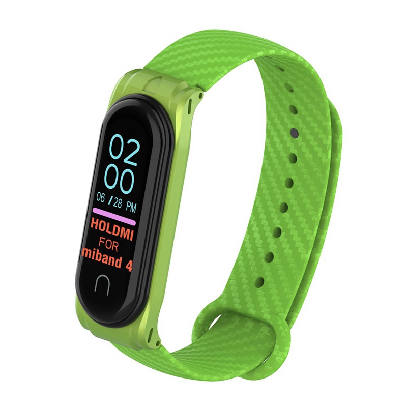 Vòng cổ tay cho Hiểu omi Mi Band 4 chuẩn bị các sợi cacbon Hồi phục dòng đã nén phần mềm.