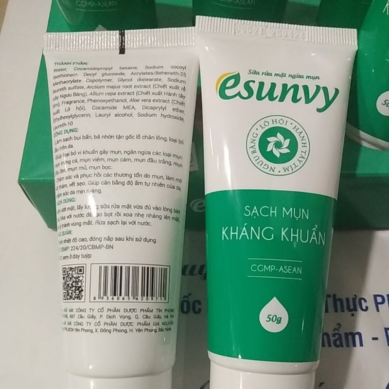 Sữa rửa mặt Esunvy