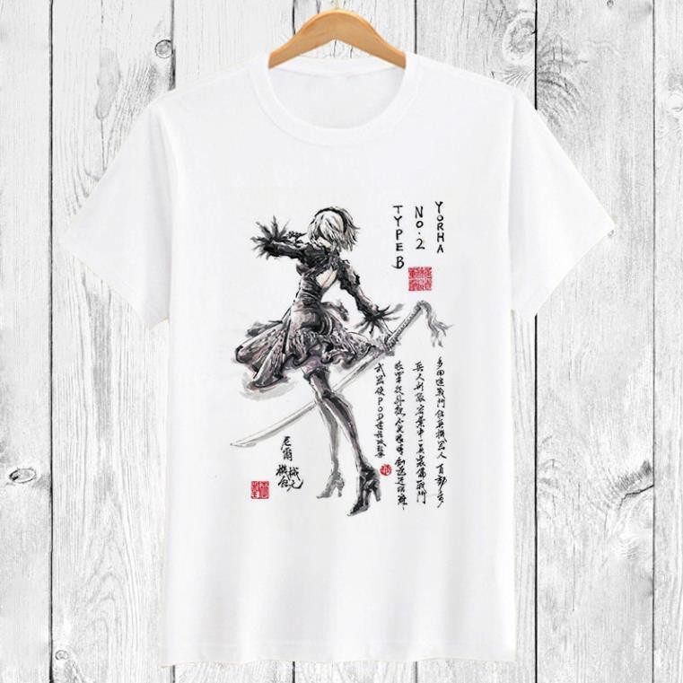 Áo thun NieR Automata 2B YoRHa 2 Type B