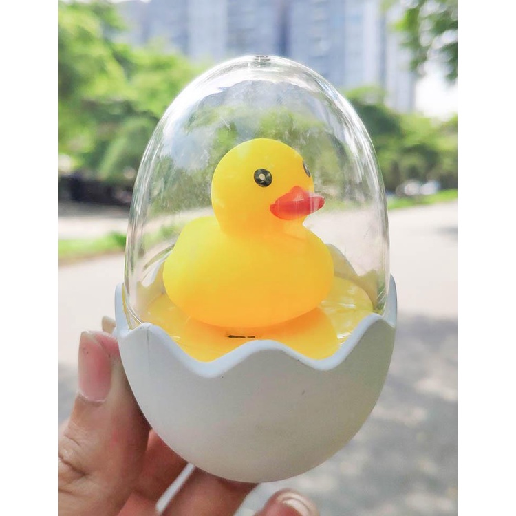Đèn Ngủ cảm ứng tắt mở Thông Minh hình chú vịt Rubber Duck may mắn ngộ nghĩnh đáng yêu