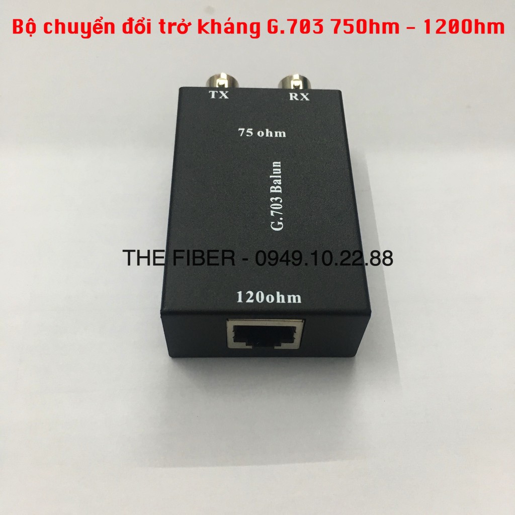 Bộ chuyển đổi trở kháng G.703 E1 75 Ohm - 120 Ohm