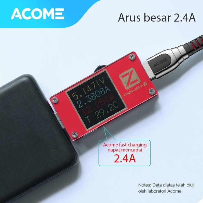 Dây Cáp Sạc Nhanh 2.4a Akm-010 - Micro Usb 1m