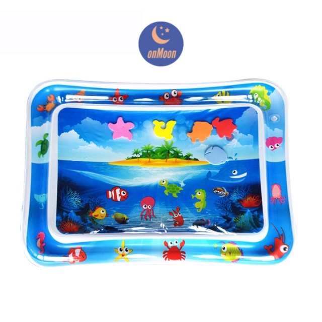 Thảm nước, đệm nước bơm hơi thế giới đại dương cho bé tập bò, phát triển chân tay, tăng khả năng vận động