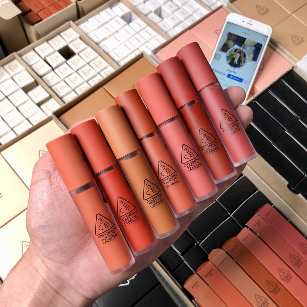 Son Kem Lì 3CE Soft Lip Lacquer 6g