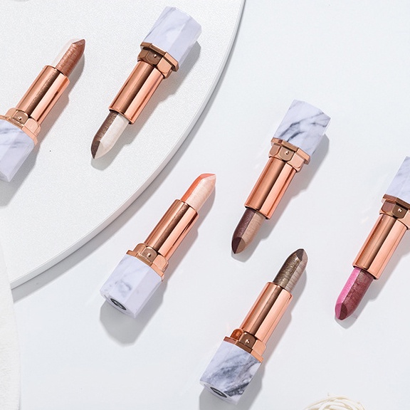 [Hàng mới về] Phấn mắt dạng thỏi hai tông màu gradient ánh ngọc trai lấp lánh lâu trôi chống thấm nước