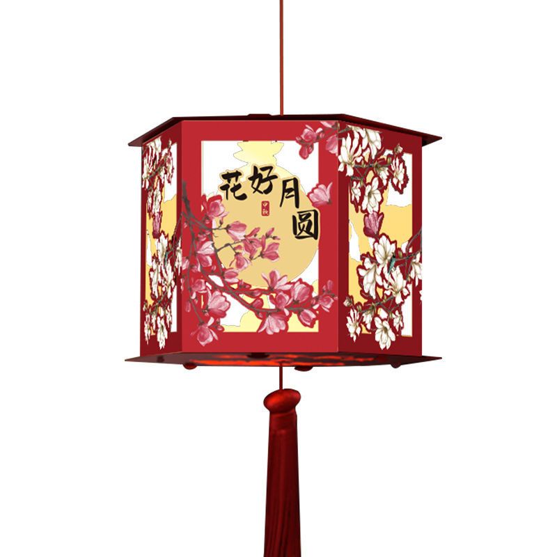 Lồng Đèn Treo Trang Trí Thủ Công Phong Cách Trung Hoa