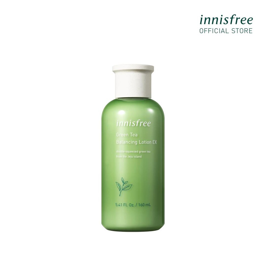 [Mã FMCGMALL -8% đơn 250K] Sữa dưỡng cân bằng độ ẩm innisfree Green Tea Balancing Lotion Ex 160ml | BigBuy360 - bigbuy360.vn