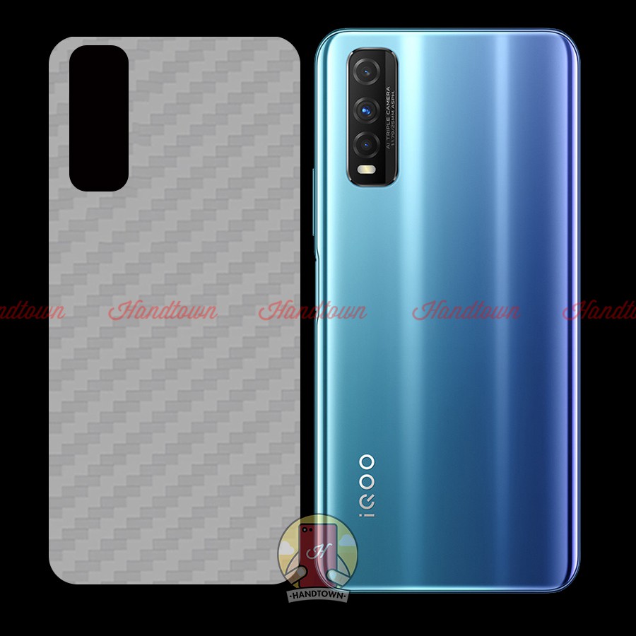 Miếng dán lưng cacbon Vivo IQOO U1 / Z1x