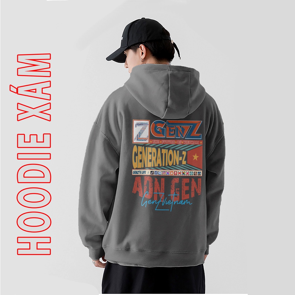 Áo hoodie nam nữ UNISEX - áo nỉ mũ hoodie thu đông phong cách thời trang ulzzang nhiều màu chất nỉ bông dày đẹp HD15