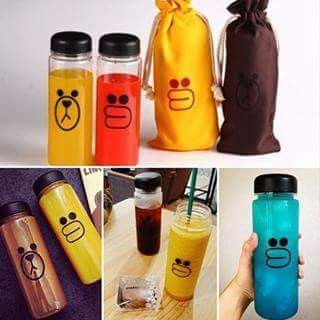 Combo 3 Bình My Bottle, Gấu or Vịt Kèm Túi