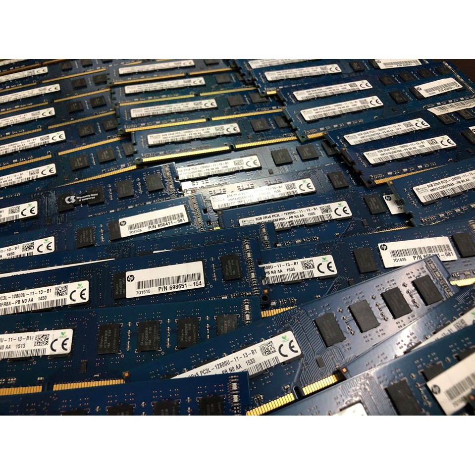 🚀 RAM Hynix, Samsung, Kington  4GB DDR3 Bus 1600MHz PC3-12800 1.5V Dùng Cho Máy Tính Để Bàn PC Desktop Giá Tốt Nhất