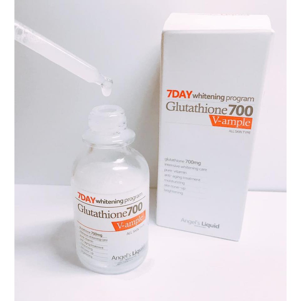 Huyết Thanh Trắng Da 7Day Whitening Program Glutathione 700 V-Ample | BigBuy360 - bigbuy360.vn