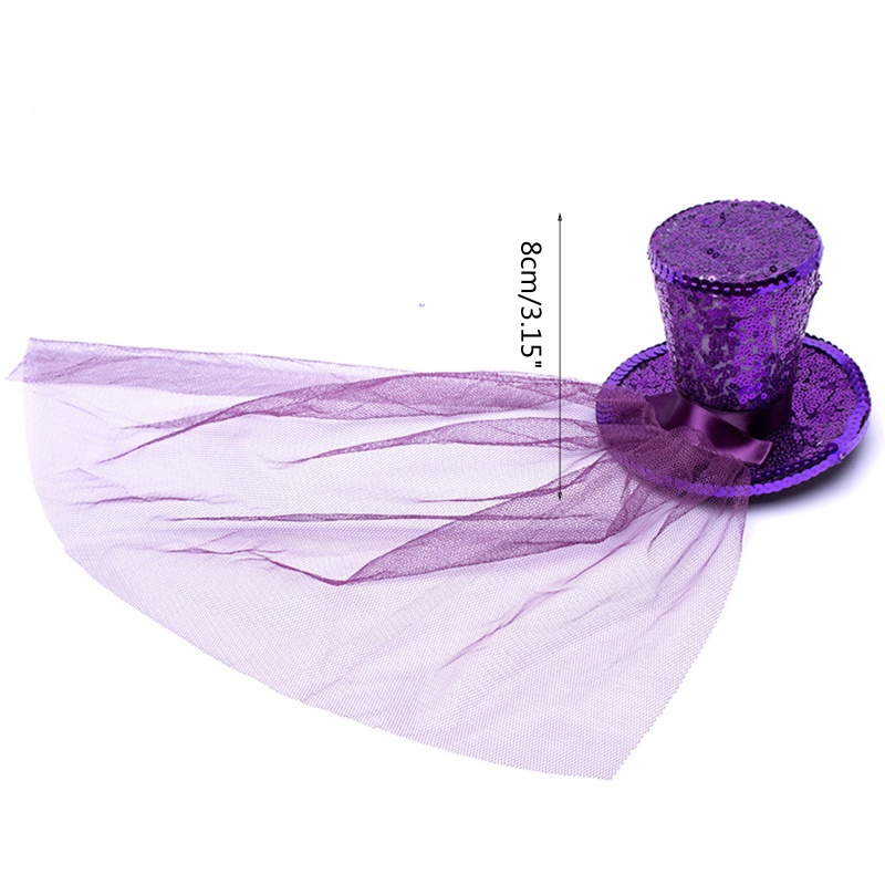 Mạng Che Mặt Phẳng Đính Kim Sa Lấp Lánh Dùng Hóa Trang Tiệc Tùng / Lễ Hội