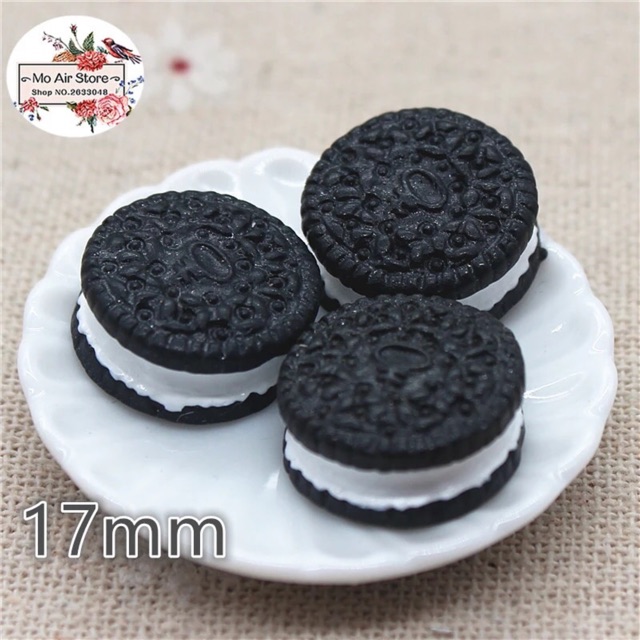 Pokaslime Charm bánh oreo, orion nguyên - nguyên liệu slime