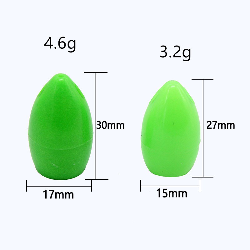 Mồi câu cá 3.2 / 4.6g chớp nháy chuyên dụng để thu hút khoảng cách xa