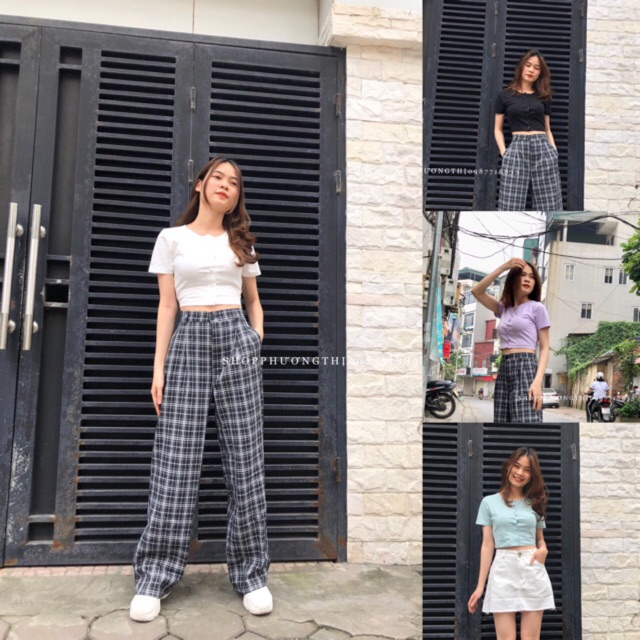 Áo croptop cúc mở - croptop body siêu hot hit ( hình shop tự chụp )