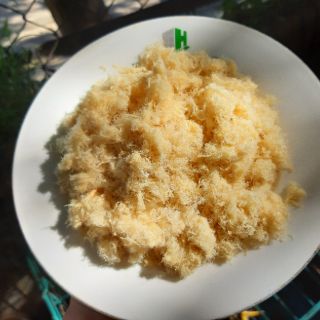Chà bông heo sạch nhà làm