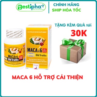 Maca 6 Hỗ trợ cải thiện, tăng cường sinh lý nam 60 viên