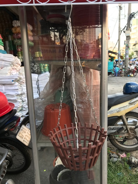 combo 5 Chậu giả rổ trồng lan - size 20cm