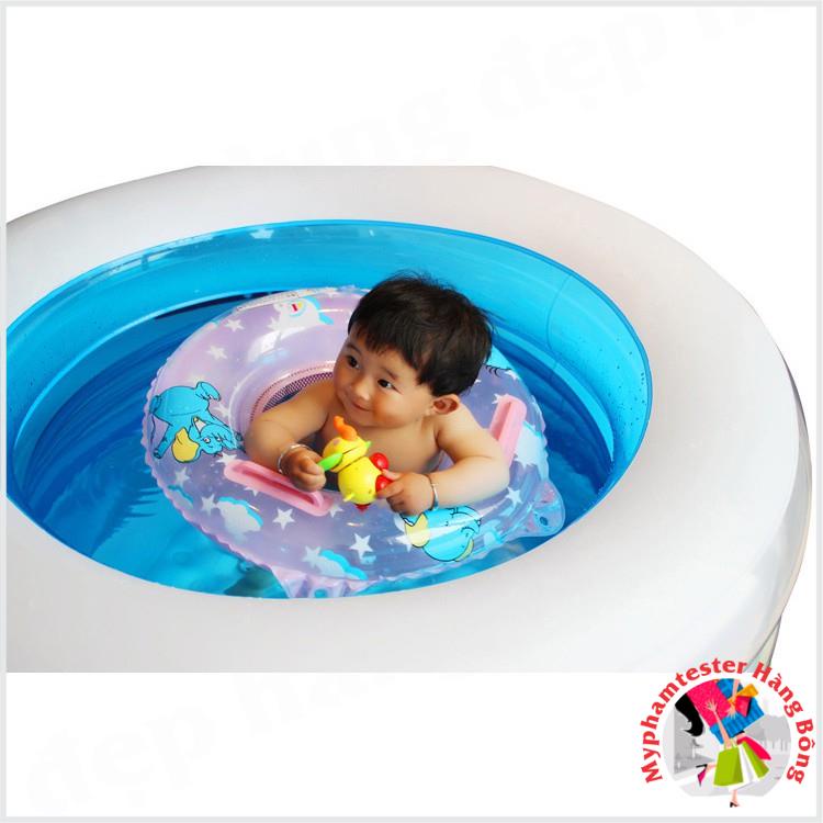 Phao bơi xỏ chân có tai cầm cho bé từ 0-5 tuổi