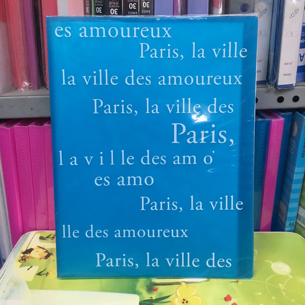 [Mã LIFEBOOK2 giảm 10% đơn 0Đ] [KHUYẾN MẠI] File 20 Lá Double A Thiết Kế Kiểu Paris- Mua 1 tặng 1