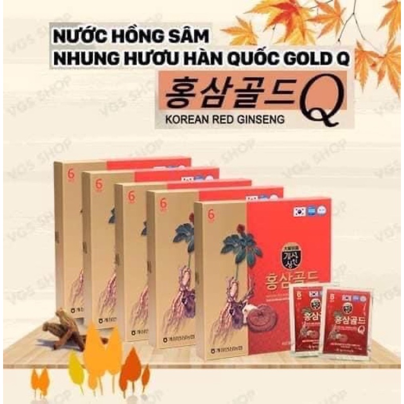 HÀNG MỚI VỀ] Nước Sâm Nhung Hươu NONGHYUP Hàn Quốc, Hộp 30 Gói