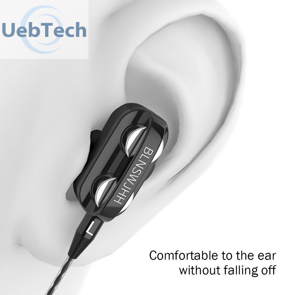 Tai Nghe Nhét Tai Uebtech A4 Có Dây Âm Thanh Siêu Trầm Cho Huawei