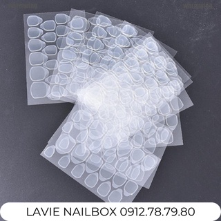 Miếng keo 2 mặt dán móng , keo silicon, miếng dán nailbox