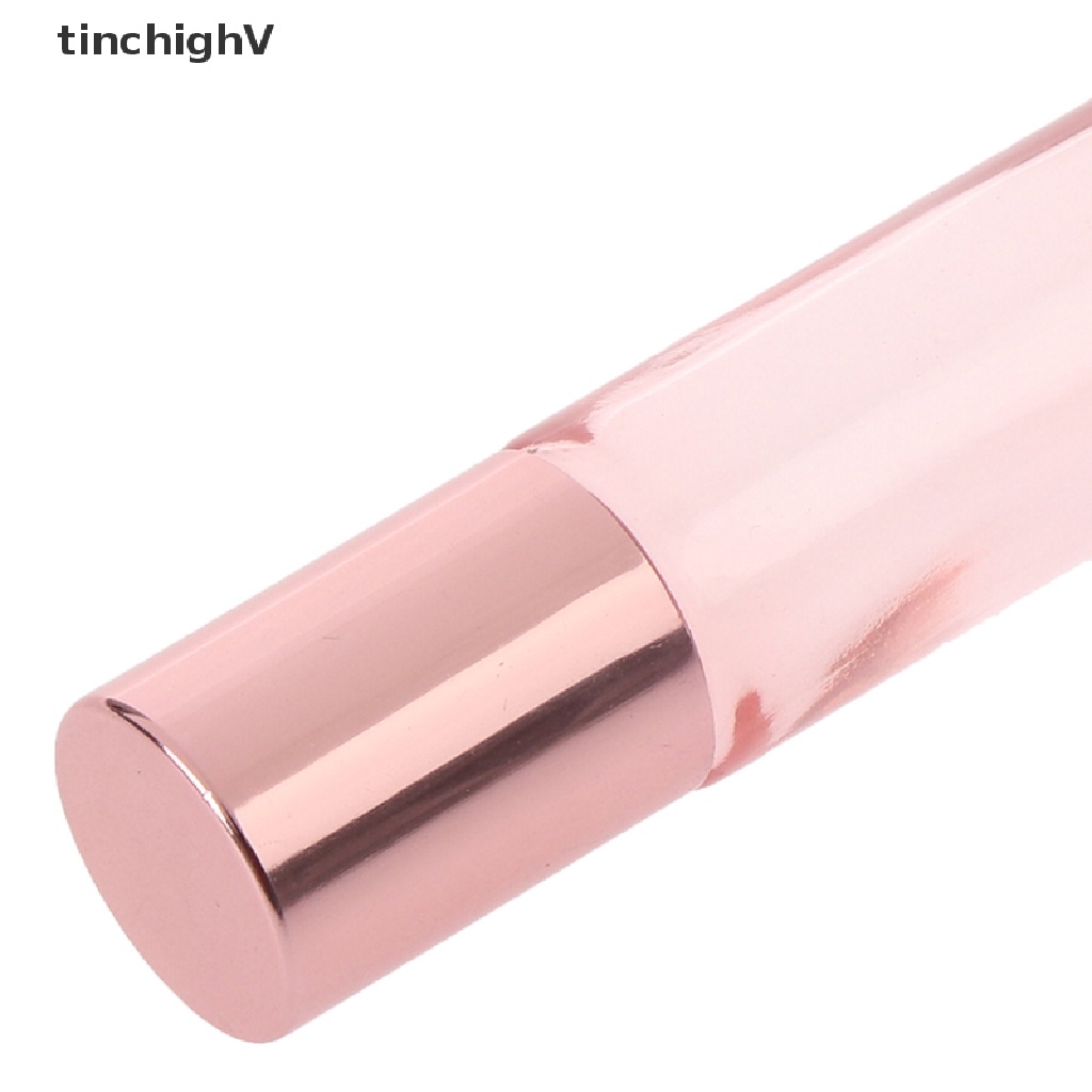 [Hàng mới về] Lọ thủy tinh rỗng đựng nước hoa dạng lăn màu hồng dung tích 10ml