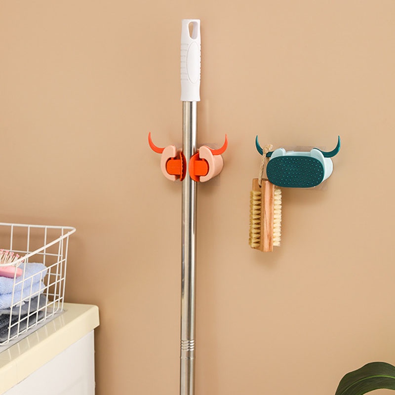 Giá đỡ cây lau nhà gắn tường tiện lợi