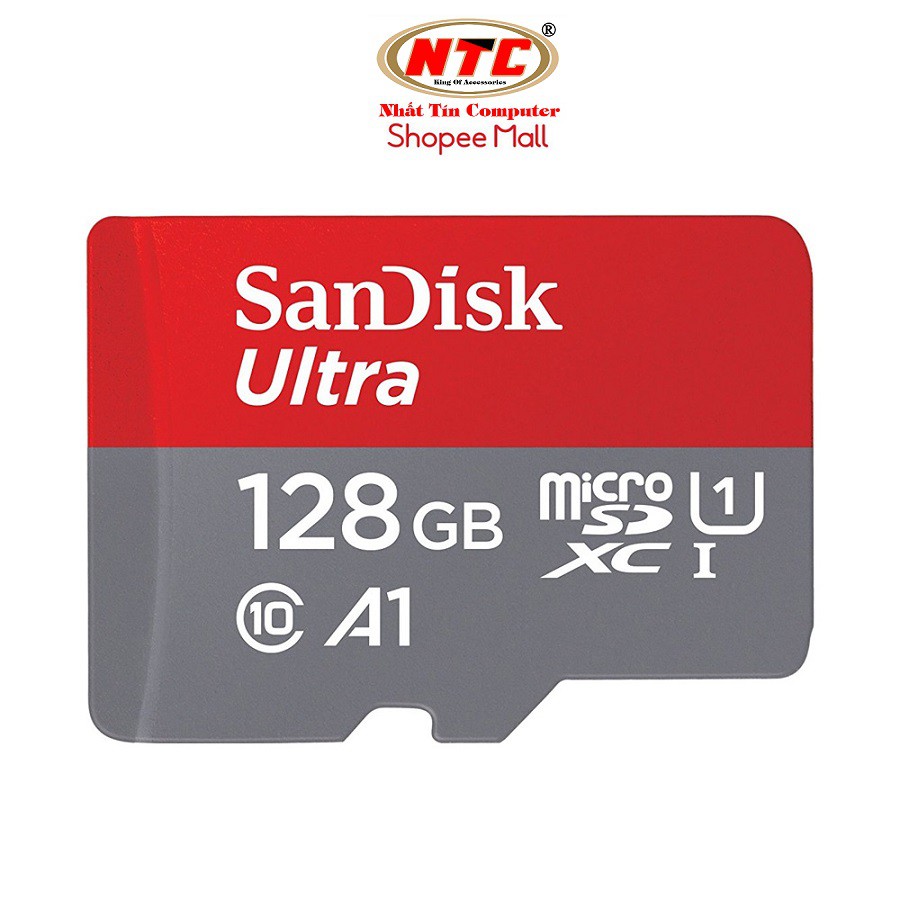 Thẻ nhớ MicroSDXC SanDisk Ultra A1 128GB Class 10 U1 100MB/s - box Hoa (Đỏ)