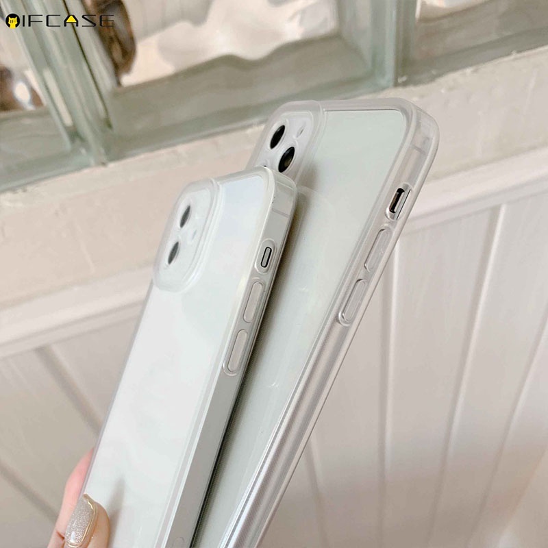 Ốp điện thoại TPU mềm trong suốt thích hợp cho iPhone 13 12 11 Pro Max XS Max XR XS X 7 8 6 6s Plus