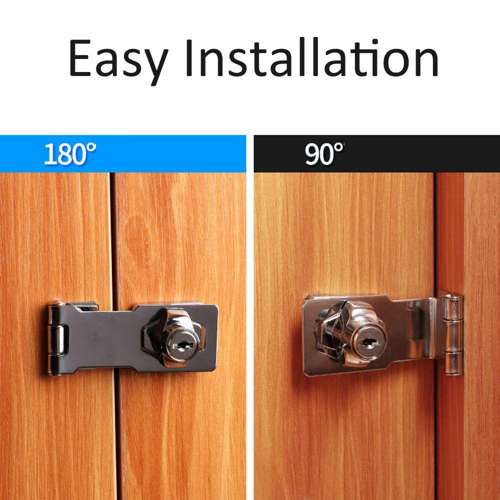 Ổ Khóa Cửa Garage NICKOLAS Hasp Kèm Chìa Khóa