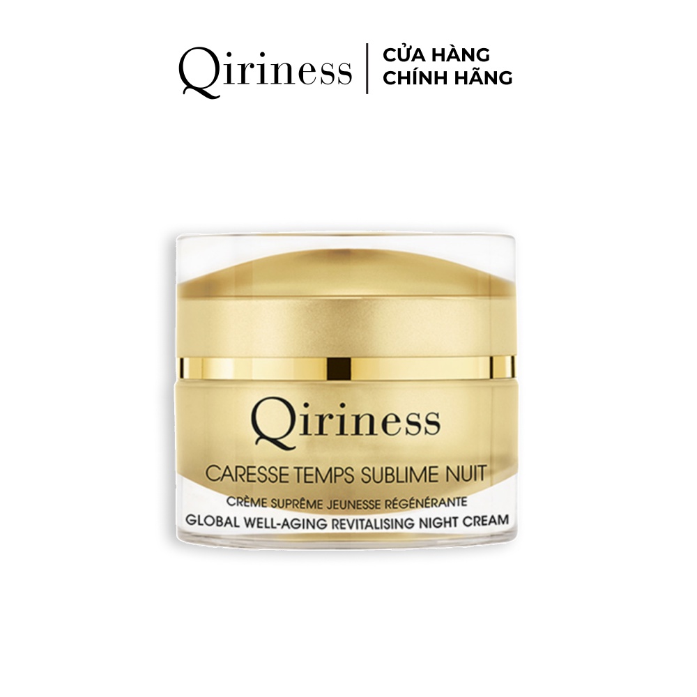 Kem dưỡng đêm chống lão hoá làm săn chắc và thúc đẩy tái tạo da Qiriness Global Well-Aging Revitalising Night Cream 50ml