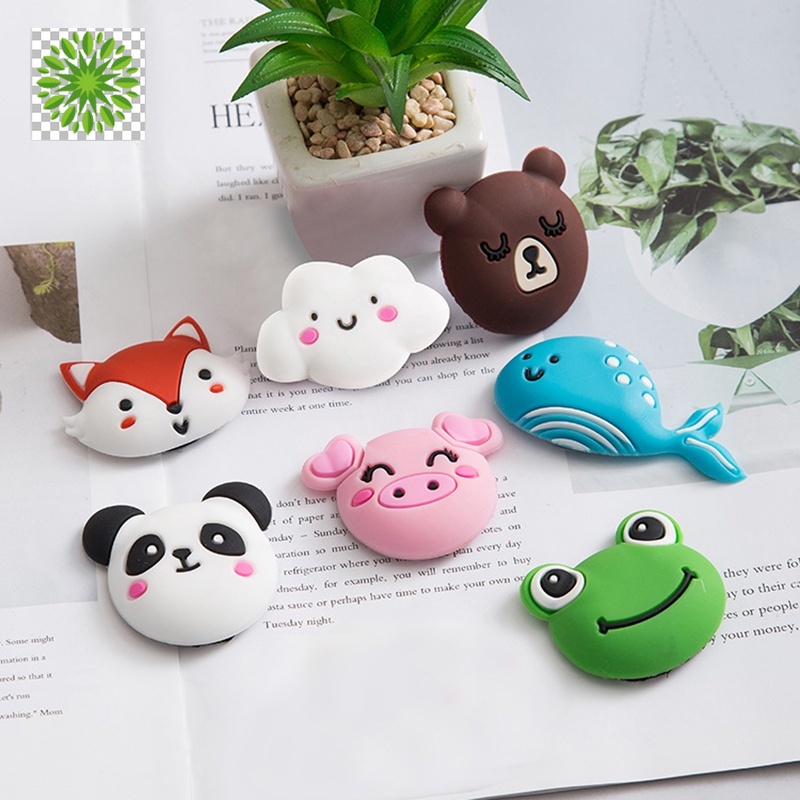 Miếng Chặn Cửa Silicon Tự Dính Họa Tiết Hoạt Hình Động Vật Chống Tiếng Ồn CR1