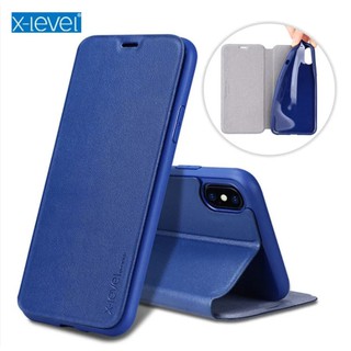 Bao da  IPhone X/ XS/ XR/ XS max hiệu X-Level ( FIBColor ) chính hãng