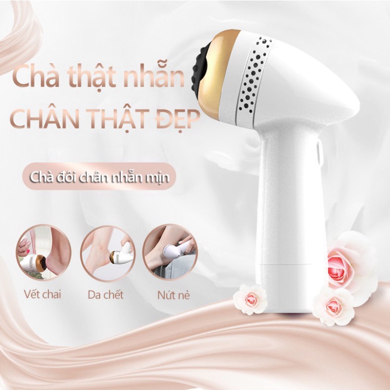 Máy Chà Gót Chân YB29 Mài Gót Chân Và Máy Tẩy Da Chết Chai Khô Tự Động Kèm Chức Năng Massage Hút Bụi Da Chết