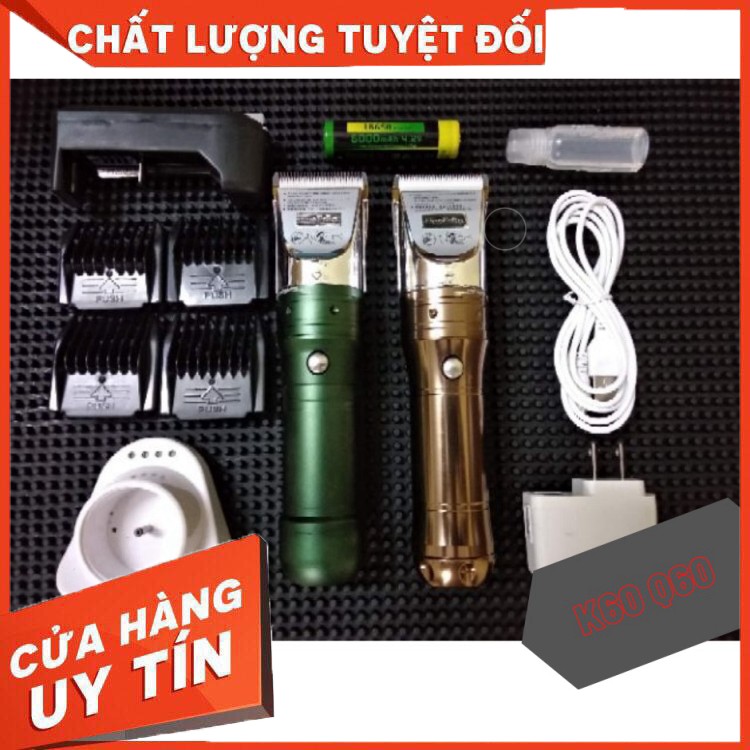 [ MUA NGAY ] [ TẶNG Pin dự phòng 6000mah] Tông đơ cắt tóc cao cấp K60 Q60