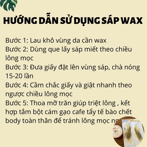 Sáp wax lông shiny wax lông nách wax lạnh was lông mật ong wax combo triệt lông an toàn 250gr