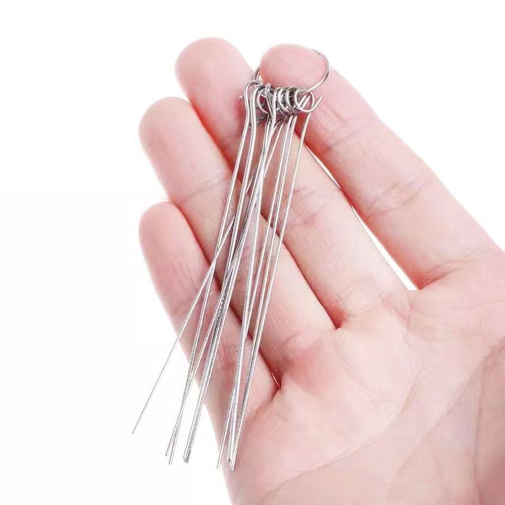 MUVAKO Bộ 10 Kim Hàn Bằng Thép Không Gỉ 80mm 0.7-1.3mm MIG MAG