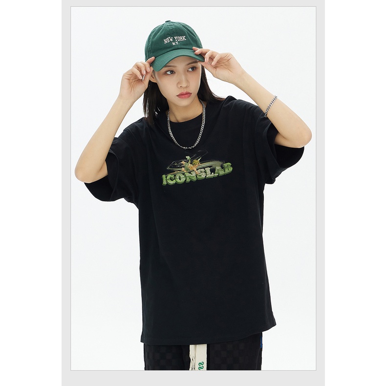 Áo thun nam nữ Angle thiên thần áo from rộng unisex vải cotton